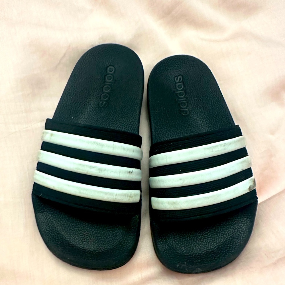 Adidas Slides, Toddler size 12